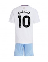 Aston Villa Emiliano Buendia #10 Venkovní dres pro děti 2024-25 Krátký Rukáv (+ trenýrky)